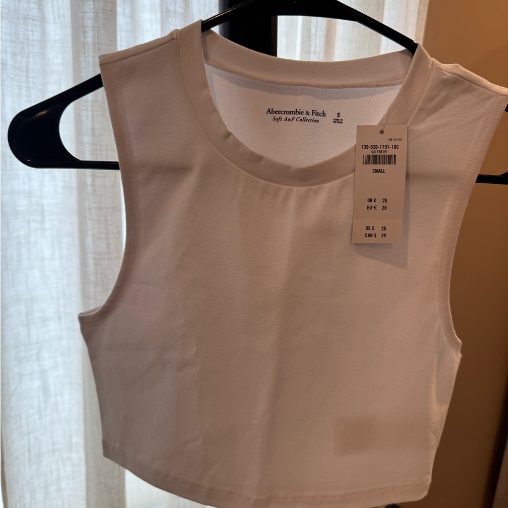 Abercrombie & Fitch Classic White Tank Top